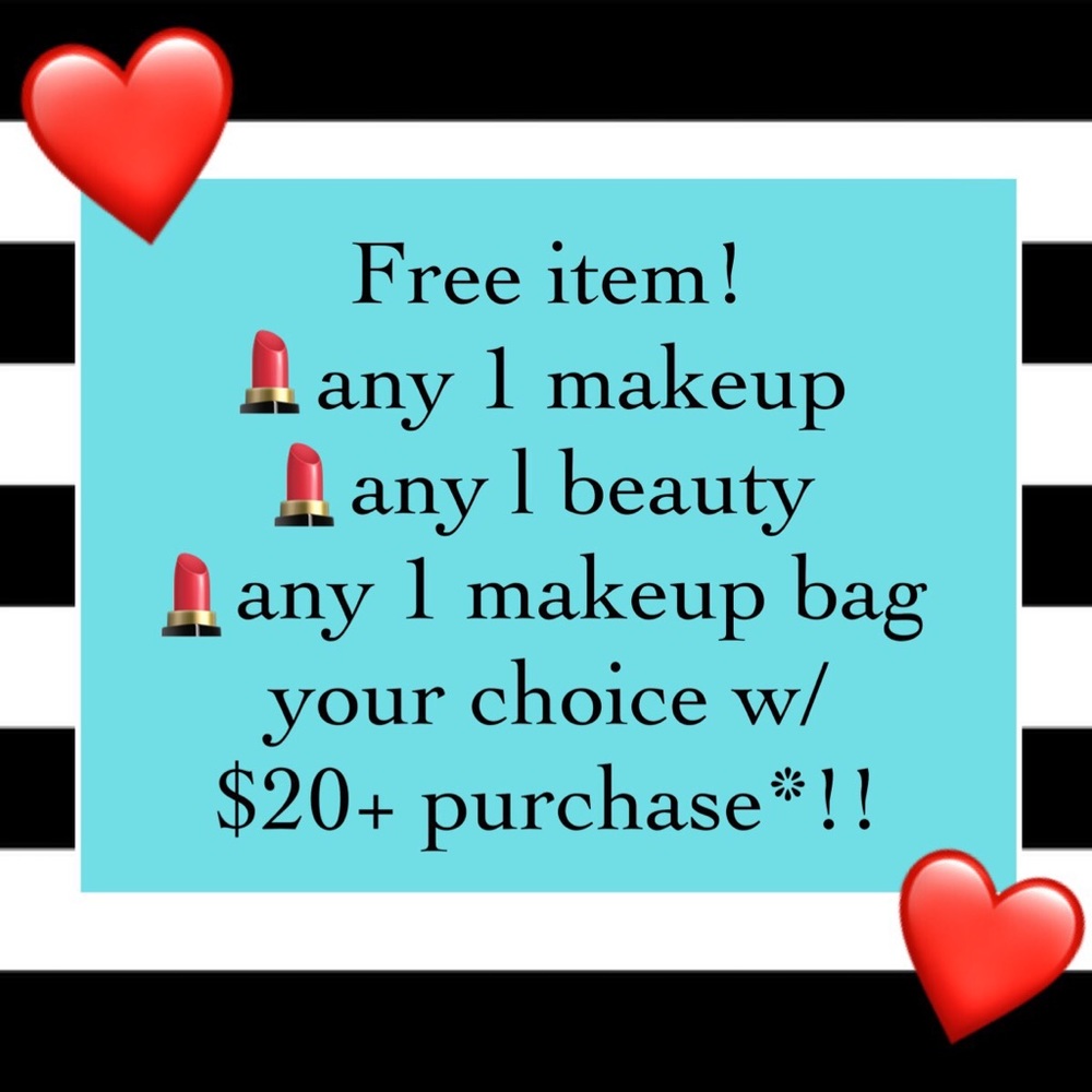 💄 FREE ITEM WITH $20+* PURCHASE! Makeup etc